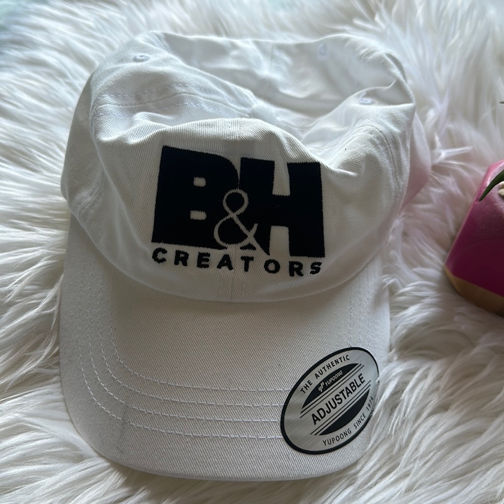 B&H Creators White Dads Hat Cap
